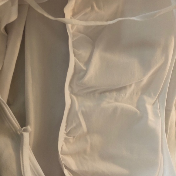 NO BOUNDARIES Womens Shelf Bra Camisole Top Size XL 15-17 Juniors White New - Picture 4 of 8